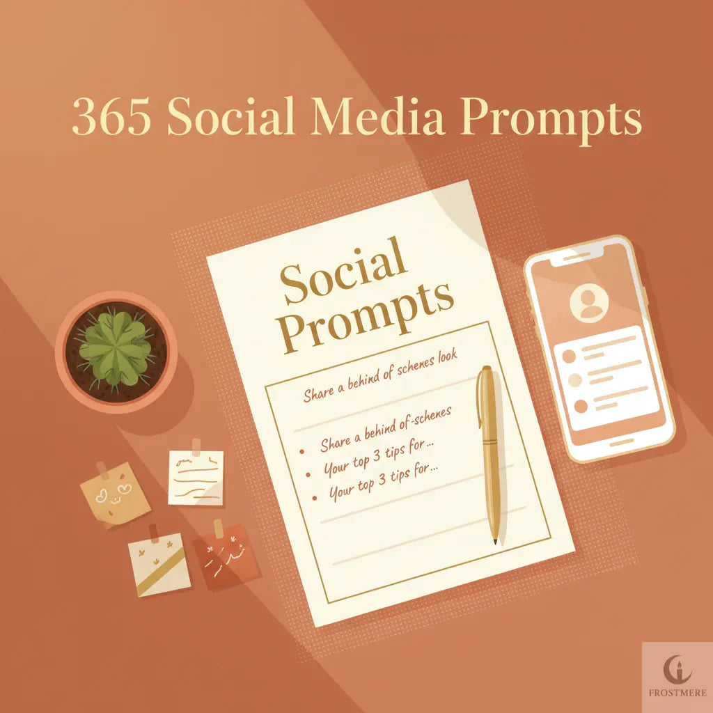 365 Social Media Prompts DOCX Template