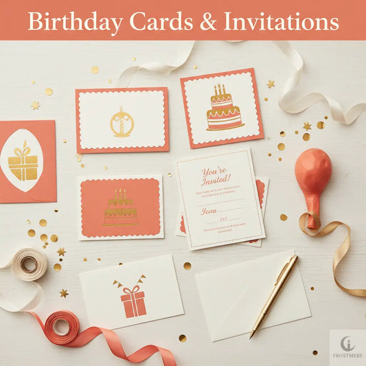 Birthday Cards & Invitations — Digital Download