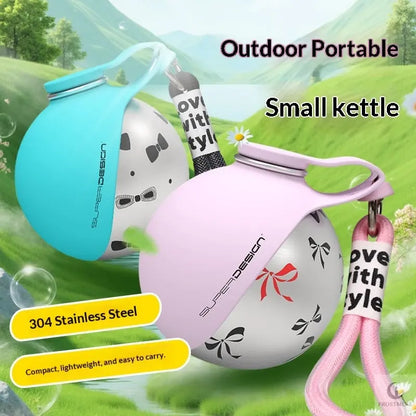 Portable Dog Water Bottle & Travel Bowl – Stainless Steel