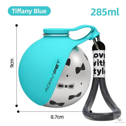 Portable Dog Water Bottle & Travel Bowl – Stainless Steel