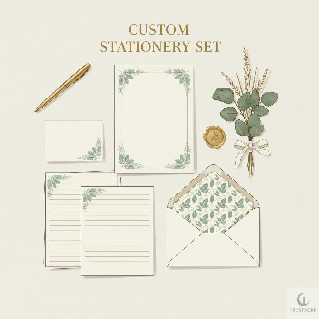 Custom Stationery Set — Digital Download