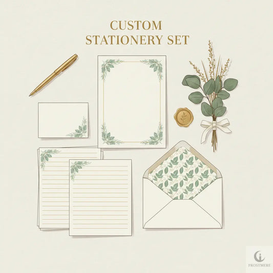 Custom Stationery Set — Digital Download