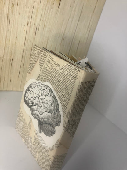 Brain illustration on the reverse of the Gray's Anatomy journal cover