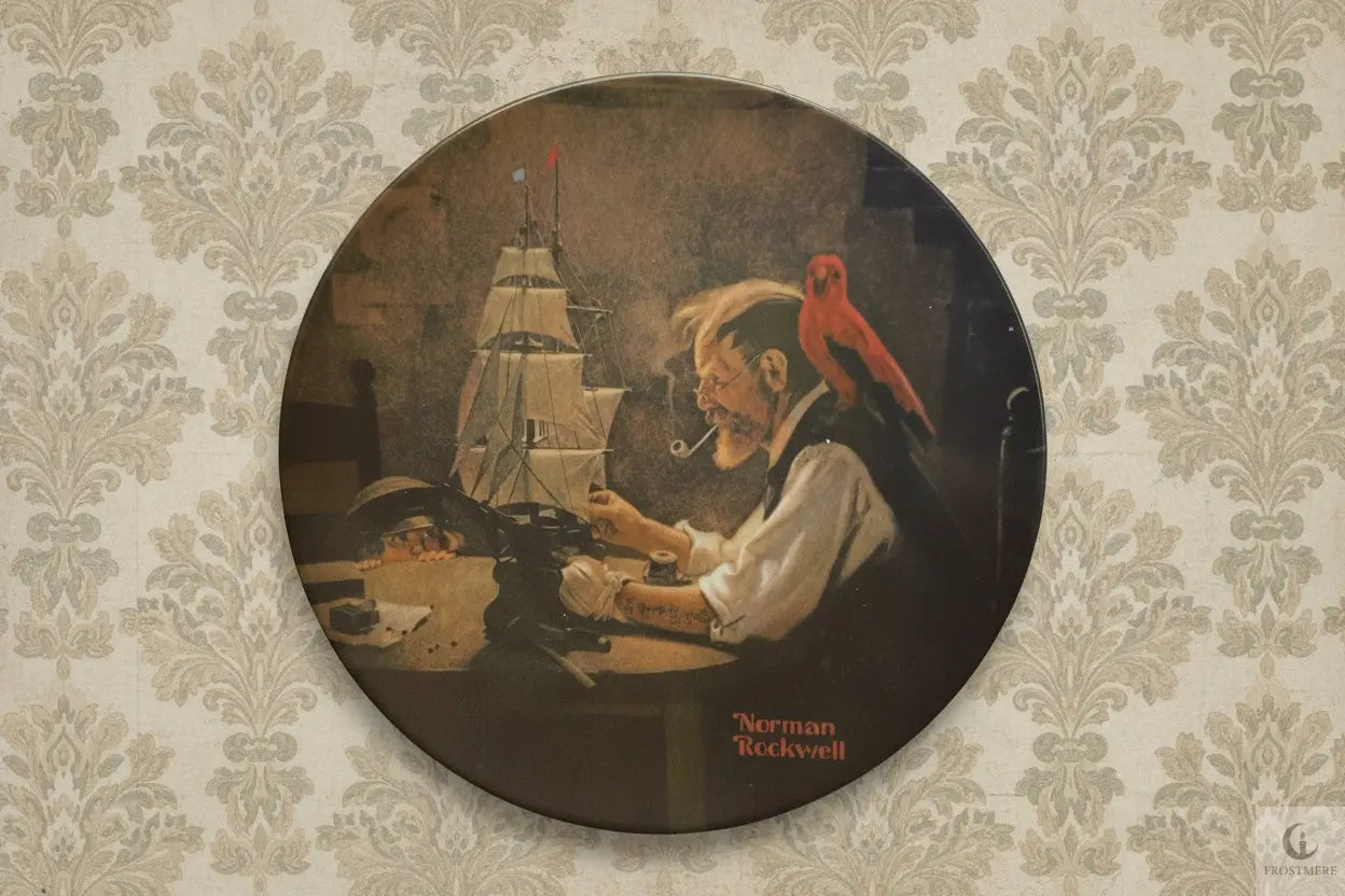 Knowles 1980 Norman Rockwell "The Ship Builder" Limited Edition Collector Plate - Frostmere#original_value#