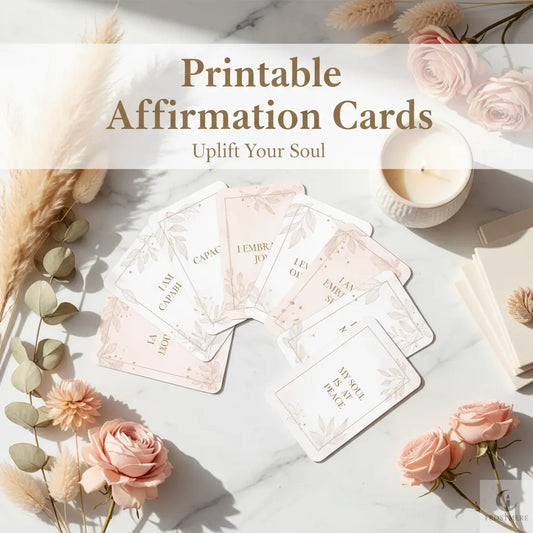 Printable Affirmation Cards Frostmere Digital Download