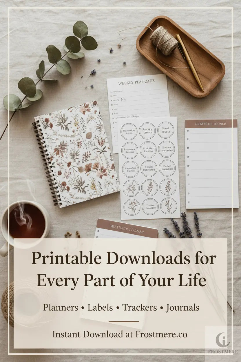 Printable Home Organization Label Collection (DOCX)