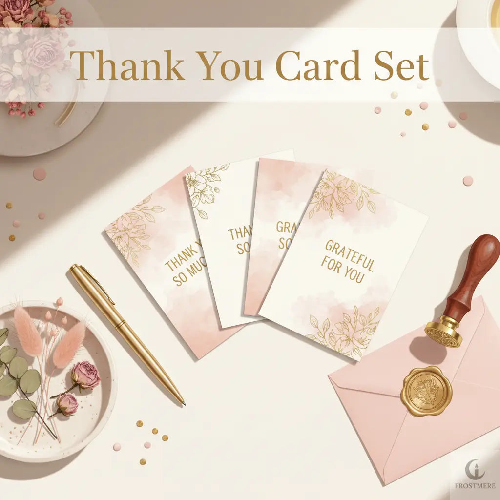 Thank You Card Set — Digital Download