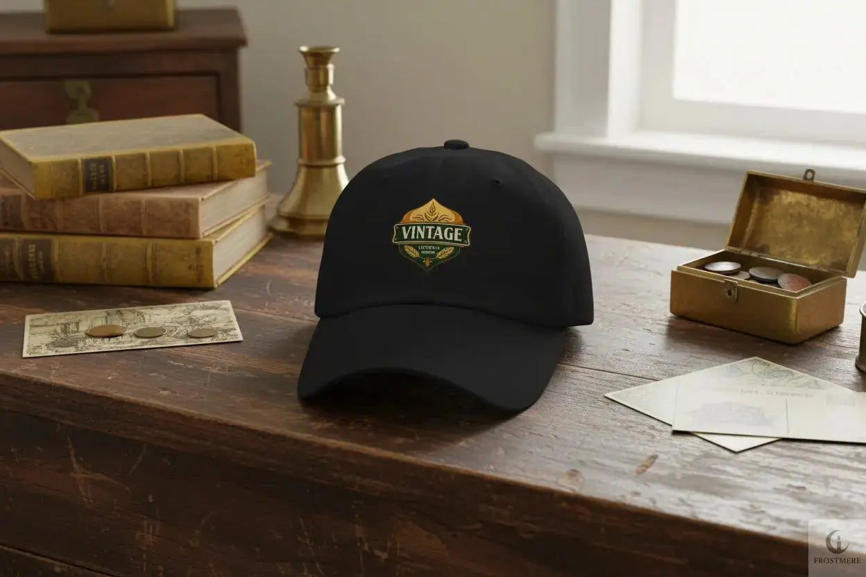 Vintage Lifestyle Brand Hat | Adjustable Strap with Antique Buckle - FrostmereProduct mockup