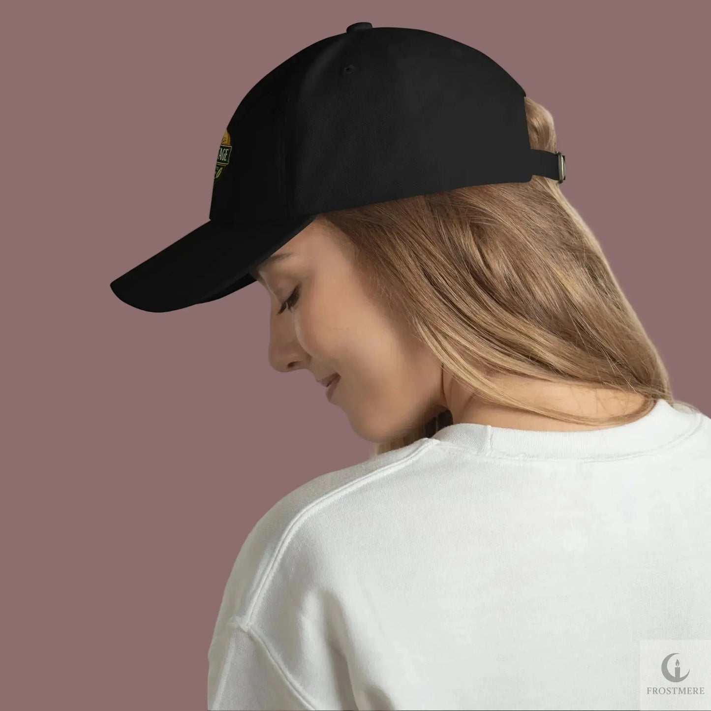 Vintage Lifestyle Brand Hat | Adjustable Strap with Antique Buckle - FrostmereProduct mockup