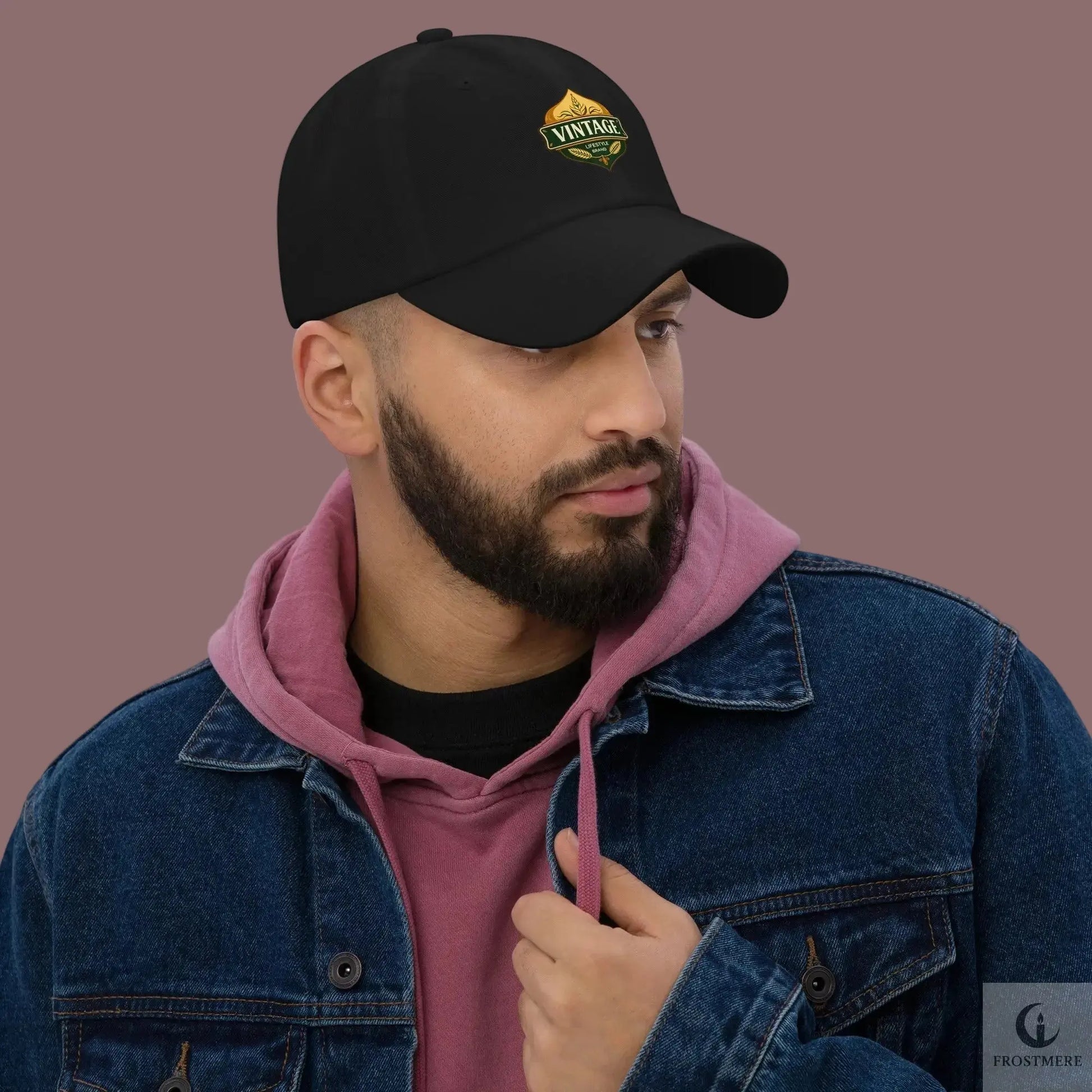 Vintage Lifestyle Brand Hat | Adjustable Strap with Antique Buckle - FrostmereProduct mockup