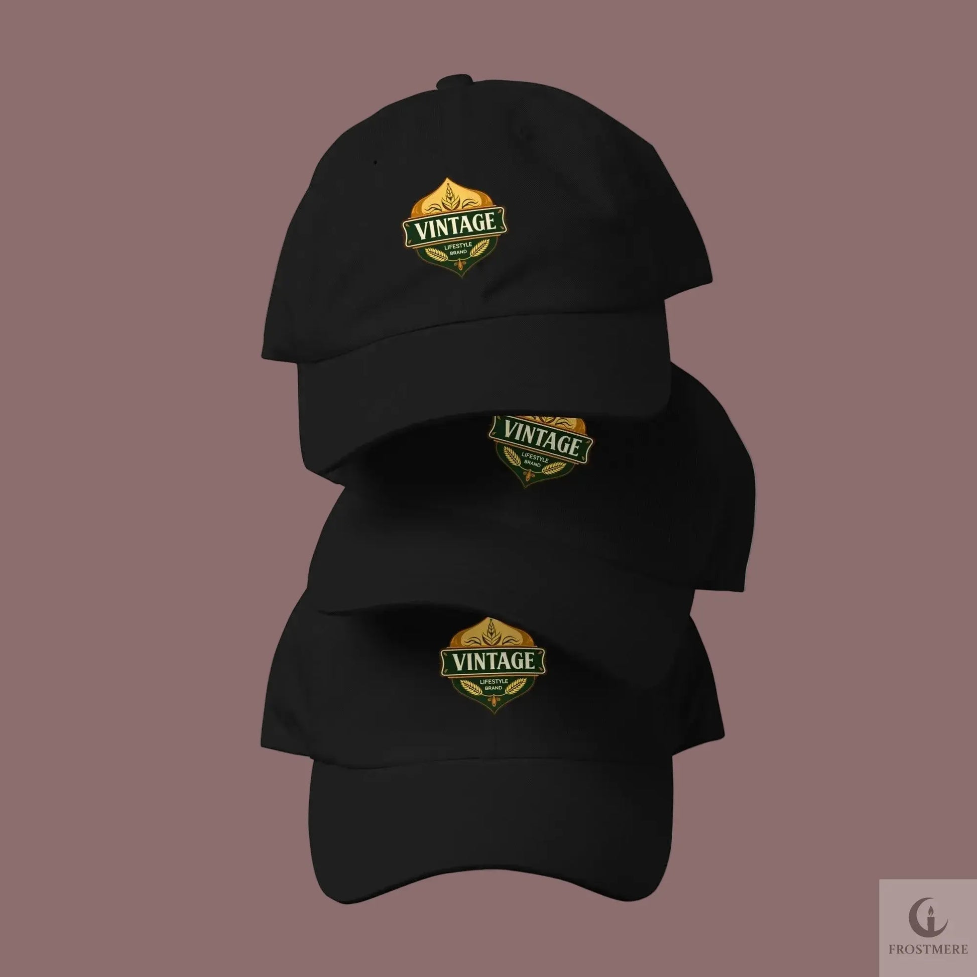 Vintage Lifestyle Brand Hat | Adjustable Strap with Antique Buckle - FrostmereProduct mockup