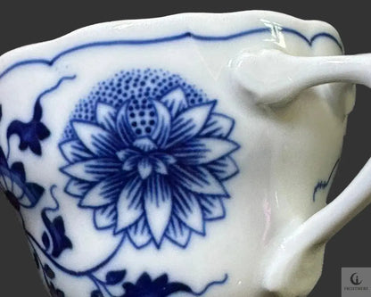 Vintage Hutschenreuther Blue Onion Tea Cup | 1950s | Bavarian Porcelain | Frostmere