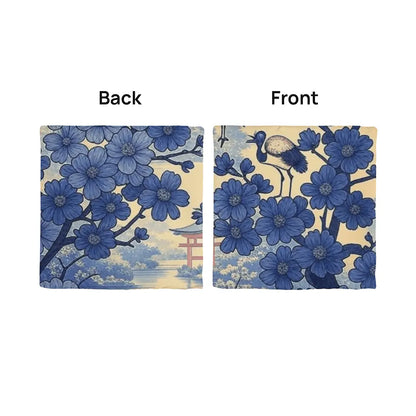 Japanese Inspired Cotton Pillowcase: Edo-Era Inspired Artistry Home Frostmere