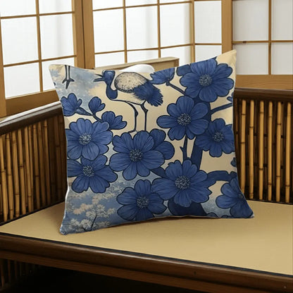 Japanese Inspired Cotton Pillowcase: Edo-Era Inspired Artistry Home Frostmere