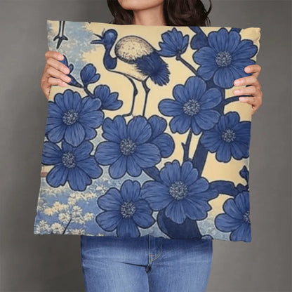 Japanese Inspired Cotton Pillowcase: Edo-Era Inspired Artistry Home Frostmere