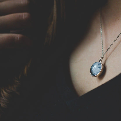 Double Sided Moon Necklace - FrostmereDouble Sided Moon Necklace DC - Yugen Handmade