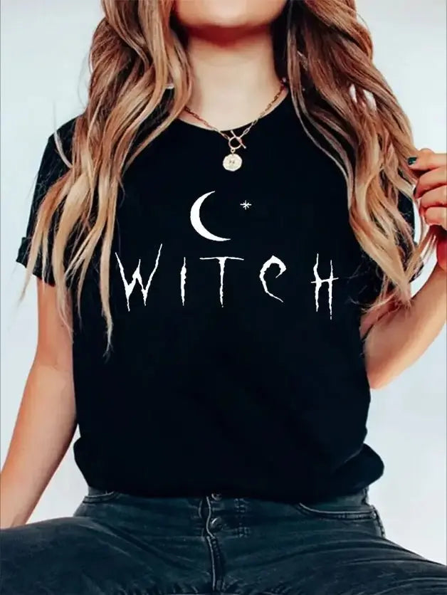 Witch Moon Shirt: Salem Witch Trials-inspired Witchcraft Apparel - Frostmere#original_value#