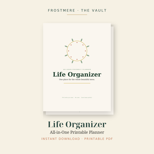 Life Organizer – All-in-One Printable Planner