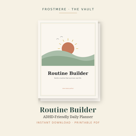 Routine Builder – ADHD-Friendly Daily Planner