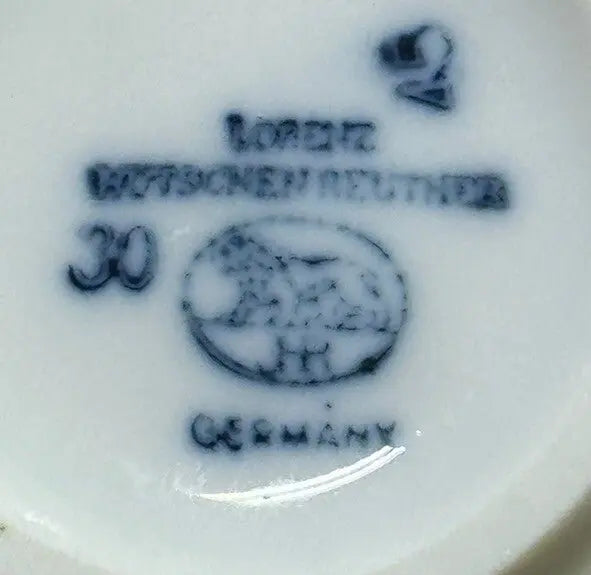 Vintage Hutschenreuther Blue Onion Tea Cup | 1950s | Bavarian Porcelain | Frostmere