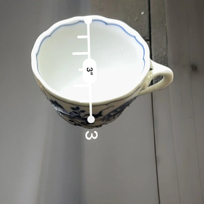 Vintage Hutschenreuther Blue Onion Tea Cup | 1950s | Bavarian Porcelain | Frostmere