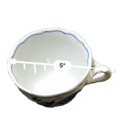 Vintage Hutschenreuther Blue Onion Tea Cup | 1950s | Bavarian Porcelain | Frostmere