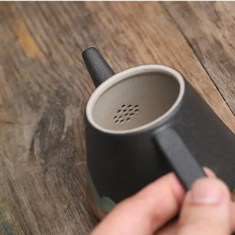 Japanese-inspired Wabi-Sabi Teapot Set with Retro Edge - Frostmere#original_value#