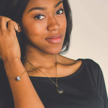 JWST Deep Field Drops in Cosmic Ocean Teardrop Necklace - FrostmereJWST Deep Field Drops in Cosmic Ocean Teardrop Necklace DC - Yugen Handmade