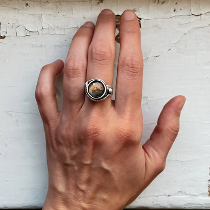 Mars Jewelry Gift Set - Necklace, Earrings, and Ring - FrostmereMars Jewelry Gift Set - Necklace, Earrings, and Ring DC - Yugen Handmade