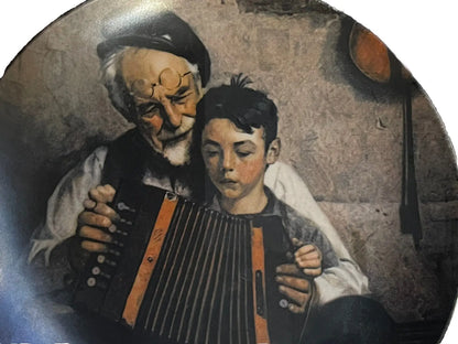 Norman Rockwell 'The Music Maker' Collector Plate | 1981 Knowles Limited Edition - Frostmere