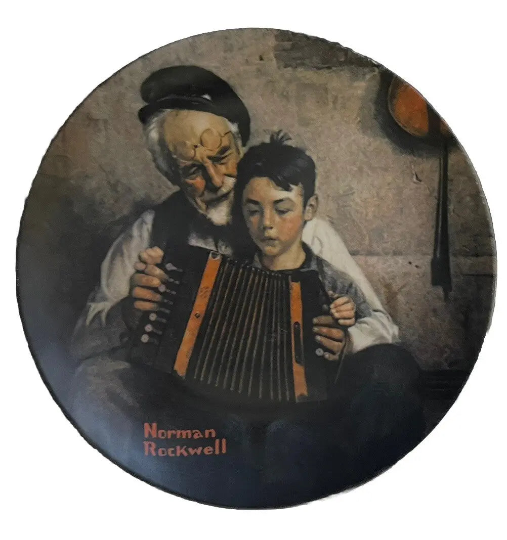 Norman Rockwell 'The Music Maker' Collector Plate | 1981 Knowles Limited Edition - Frostmere