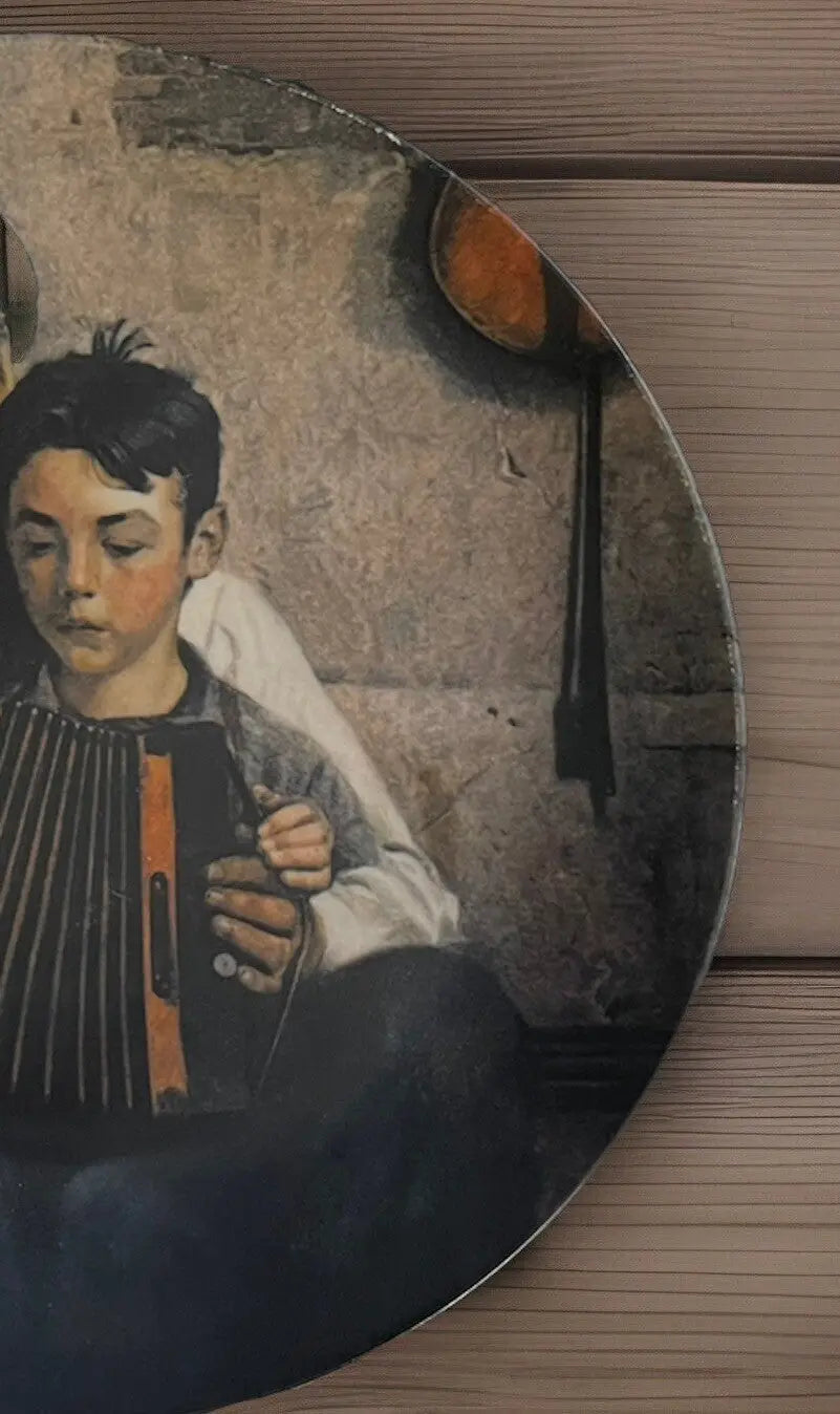 Norman Rockwell 'The Music Maker' Collector Plate | 1981 Knowles Limited Edition - Frostmere