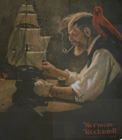Knowles 1980 Norman Rockwell "The Ship Builder" Limited Edition Collector Plate - Frostmere#original_value#