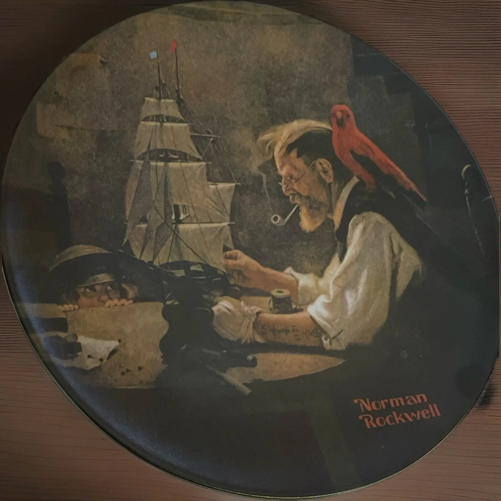 Knowles 1980 Norman Rockwell "The Ship Builder" Limited Edition Collector Plate - Frostmere#original_value#