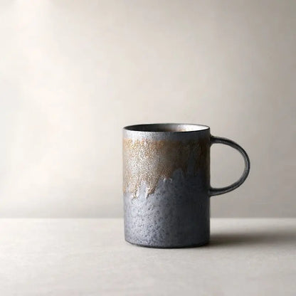 Handcrafted Stoneware Durable Coffee Cup - Unique Mug Design Inspired by Japanese Chawan - Frostmere#original_value#