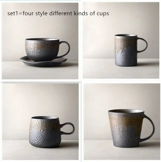 Handcrafted Stoneware Durable Coffee Cup - Unique Mug Design Inspired by Japanese Chawan - Frostmere#original_value#