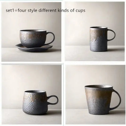 Handcrafted Stoneware Durable Coffee Cup - Unique Mug Design Inspired by Japanese Chawan - Frostmere#original_value#