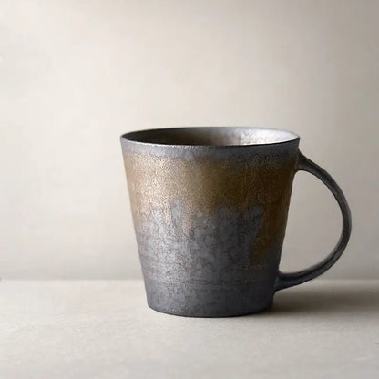 Handcrafted Stoneware Durable Coffee Cup - Unique Mug Design Inspired by Japanese Chawan - Frostmere#original_value#