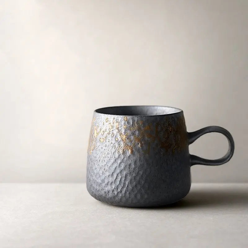 Handcrafted Stoneware Durable Coffee Cup - Unique Mug Design Inspired by Japanese Chawan - Frostmere#original_value#