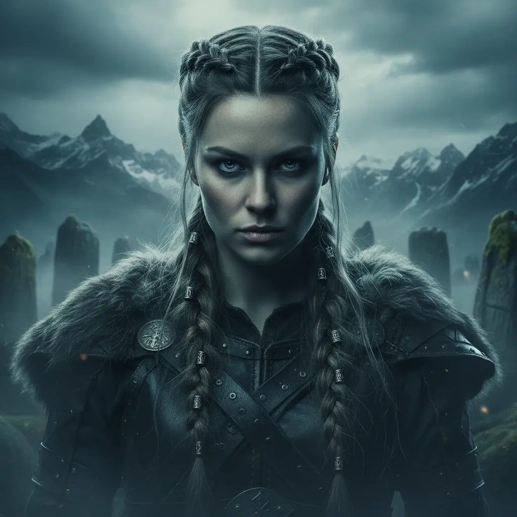 Viking Rune Beard Beads - Norse Hair & Beard Jewelry Set of 24 | Antique Metal - Frostmere