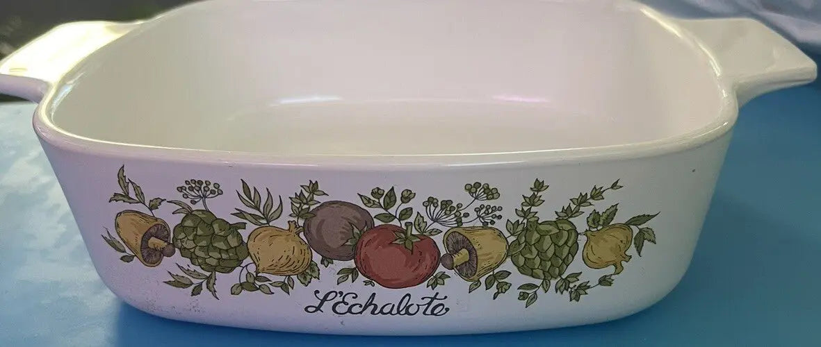 Vintage CorningWare Spice of Life A-1-B 1L Casserole Dish | L'Echalote - Frostmere