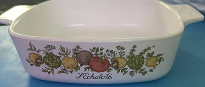 Vintage CorningWare Spice of Life A-1-B 1L Casserole Dish | L'Echalote - Frostmere