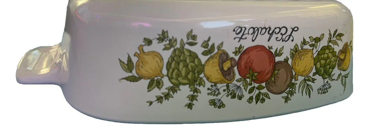 Vintage CorningWare Spice of Life A-1-B 1L Casserole Dish | L'Echalote - Frostmere