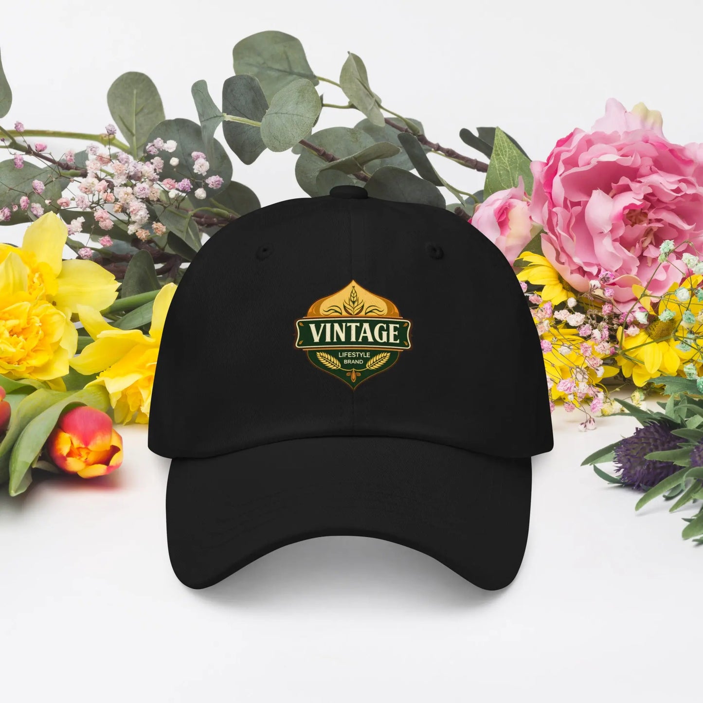Vintage Lifestyle Brand Hat | Adjustable Strap with Antique Buckle - FrostmereProduct mockup