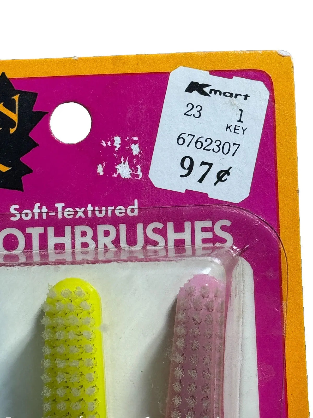 Vintage PMR Toothbrushes | 3 Pack | Unopened | Kmart Discont. 90s | Collectibles - Frostmere#original_value#